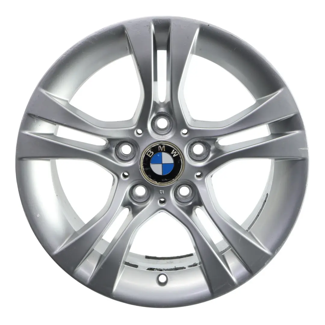 BMW E90 E91 Silver Alloy Wheel Rim 16" Double Spoke 268 7J ET:31 - SKU 6780907-3 - Part number 6780907