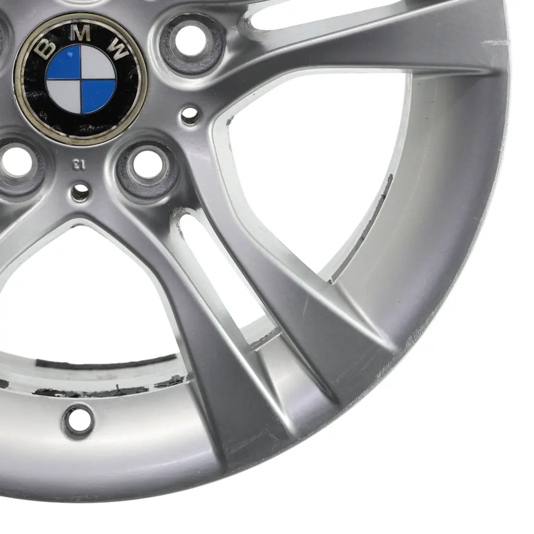 BMW E90 E91 Silver Alloy Wheel Rim 16" Double Spoke 268 7J ET:31 - SKU 6780907-3 - Part number 6780907