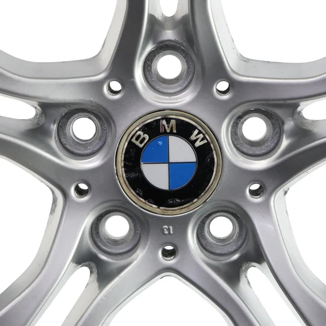 BMW E90 E91 Silver Alloy Wheel Rim 16" Double Spoke 268 7J ET:31 - SKU 6780907-3 - Part number 6780907