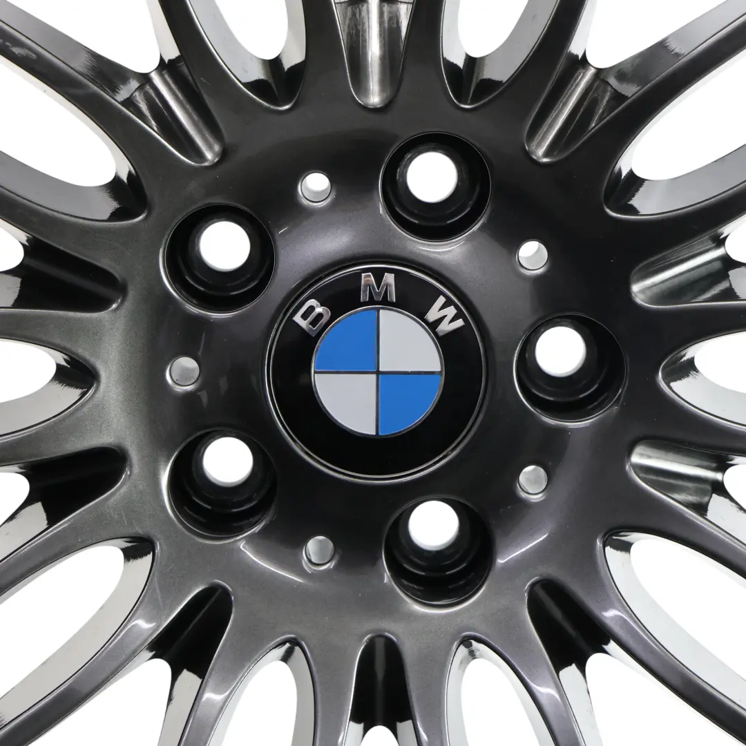 Gris llanta trasera aleación 19 "doble radio 269 9J ET:39 para BMW E90 E91 con número de pieza 6781047 BMW E90 E91 Gris llanta trasera aleación 19 "doble radio 269 9J ET:39 - SKU 6781047-1 - Número de pieza 6781047