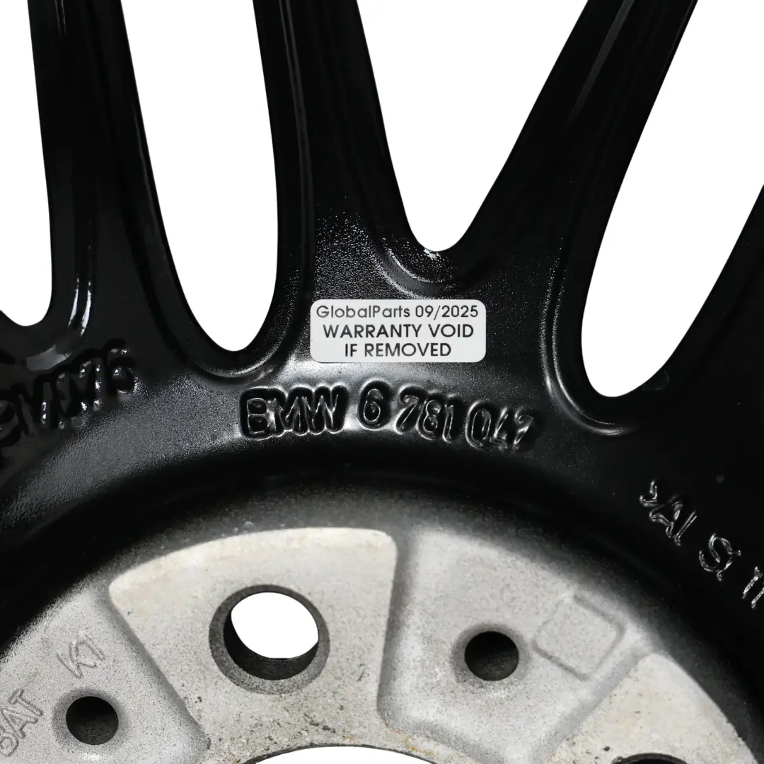 Gris llanta trasera de aleación 19" doble radio 269 9J ET:39 para BMW E90 E91 con número de pieza 6781047 BMW E90 E91 Gris llanta trasera de aleación 19" doble radio 269 9J ET:39 - SKU 6781047-2 - Número de pieza 6781047