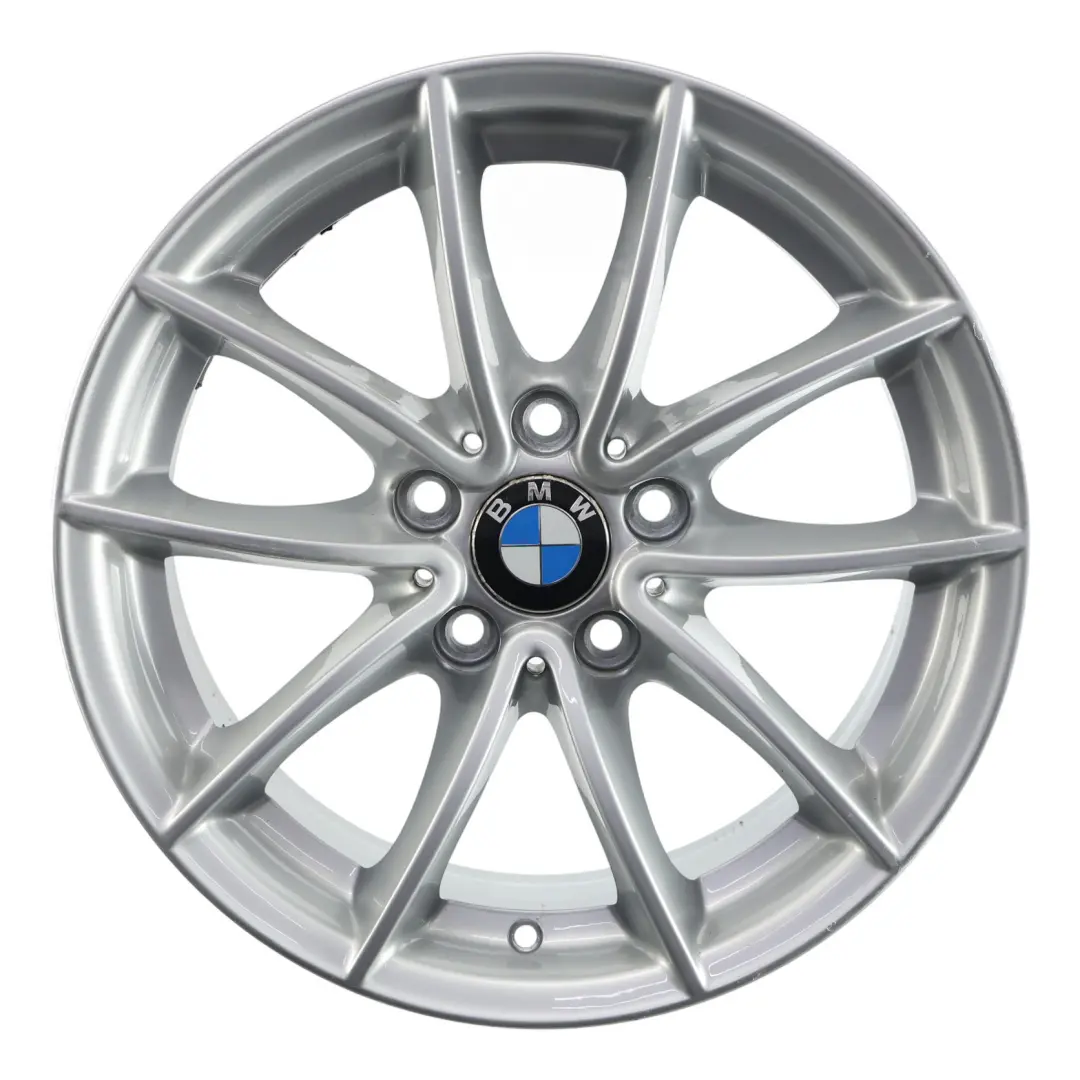  Llanta BMW X3 F25 X4 F26 Silver Alloy 17" V Spoke 304 7,5J ET:32 - SKU 6787575-1 - Número de pieza 6787575