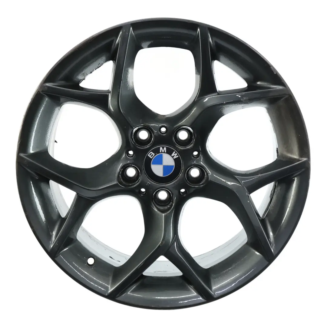 Jante Alliage Grise 18" À Rayons En Y 322 ET:30 8J pour BMW X1 E84 à propos du numéro de pièce 6789145 BMW X1 E84 Jante Alliage Grise 18" À Rayons En Y 322 ET:30 8J - SKU 6789145-7 - Numéro de pièce 6789145