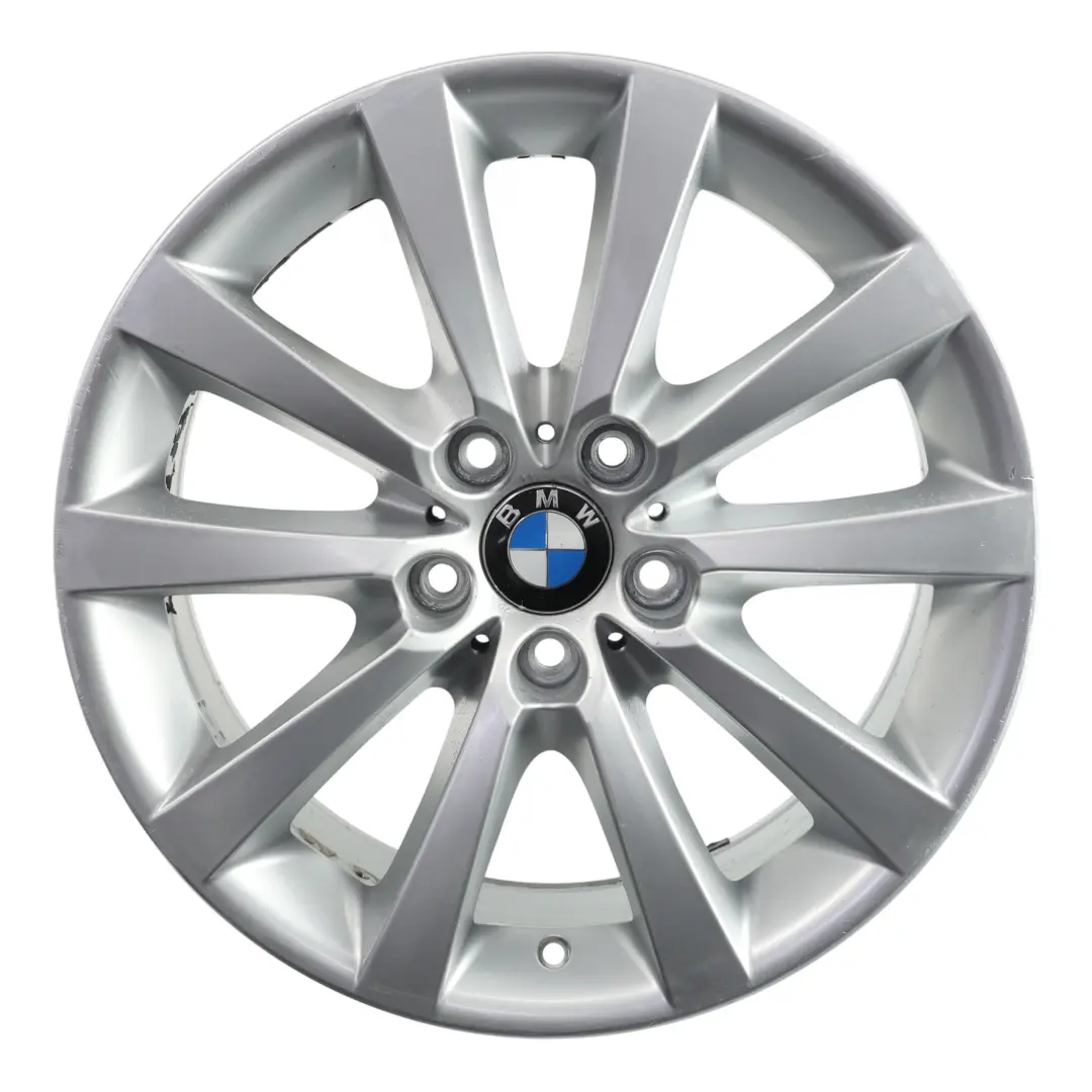 BMW F06 F10 F11 Silver Light Alloy Wheel Rim 18" V Spoke 328 8J ET:30 - SKU 6790173-1 - Part number 6790173