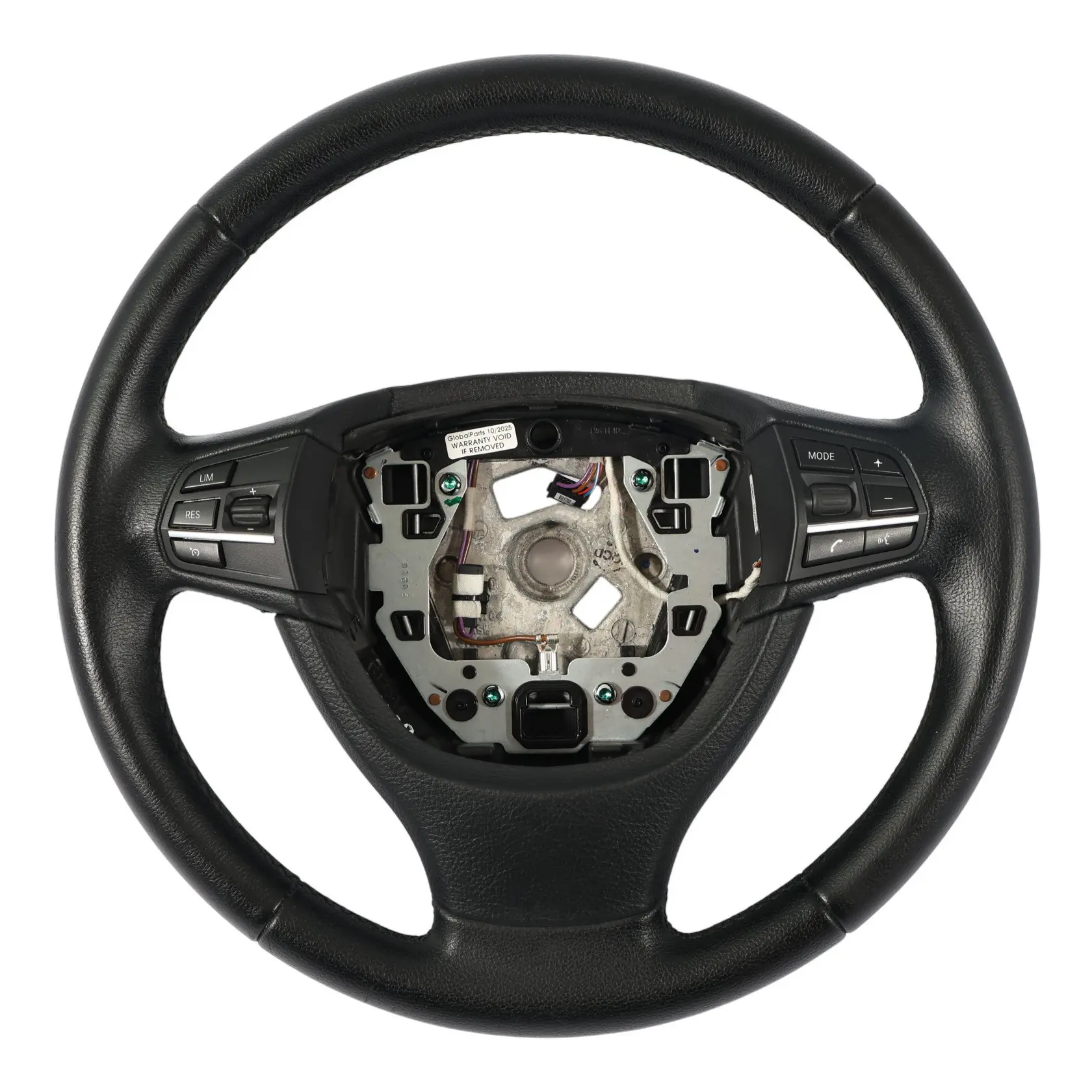 BMW F01 F02 F07 GT F10 F11 Volant Noir Cuir Multifonction 6790886