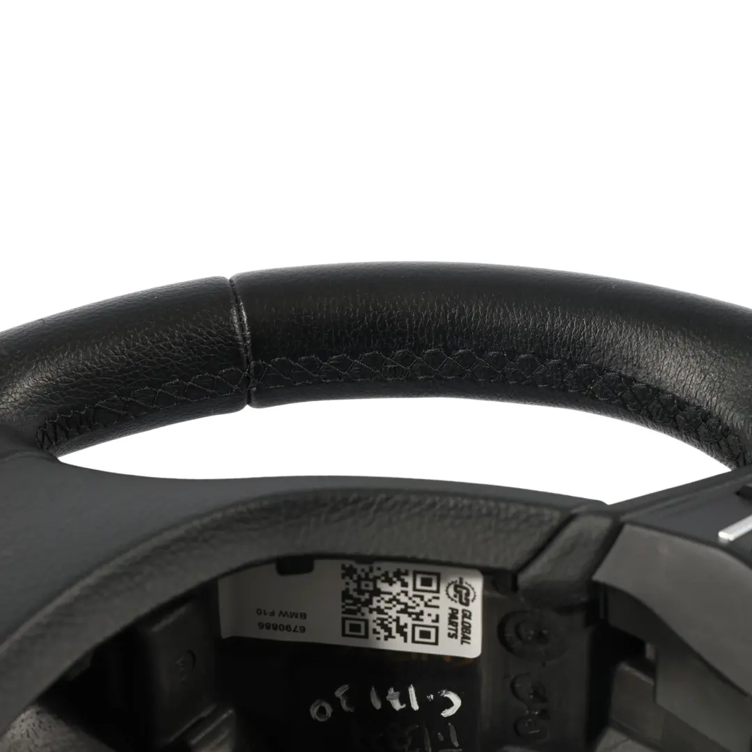 BMW F01 F02 F07 GT F10 F11 Steering Wheel Black Leather Multifunction - SKU 6790886 - Part number 6790886