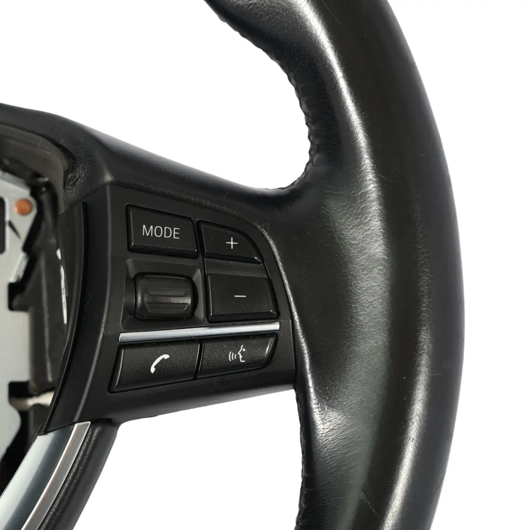 BMW F10 F11 F12 F07 GT F01 Volant Sport Cuir Noir Multifonction - SKU 6790891 - Numéro de pièce 6790891