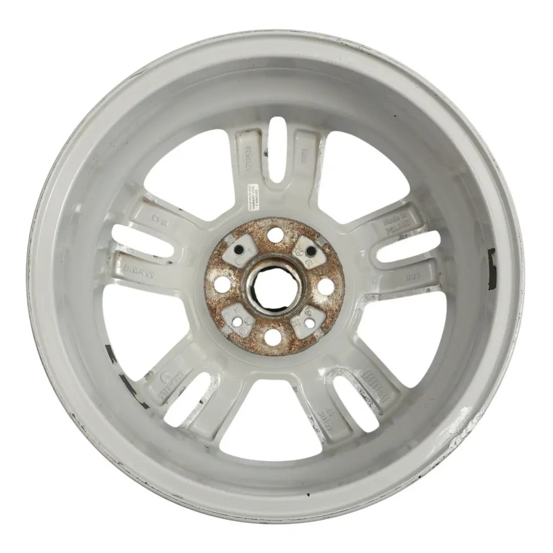 Mini R55 R56 Llanta de Aleacion Plateada 15" ET:45 5,5J 5-Star Twin Spoke 118 - SKU 6791930-1 - Número de pieza 6791930