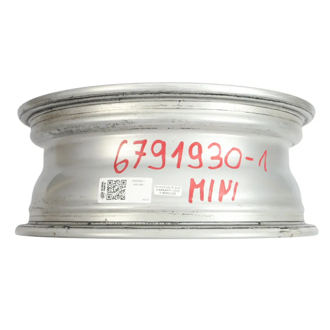 Mini R55 R56 Llanta de Aleacion Plateada 15" ET:45 5,5J 5-Star Twin Spoke 118 - SKU 6791930-1 - Número de pieza 6791930