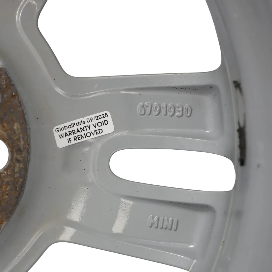 Alloy Rim 15" ET:45 5,5J 5-Star Twin Spoke 118 to Mini Cooper One R56 Silver Wheel with Part number 6791930 Mini Cooper One R56 Silver Wheel Alloy Rim 15" ET:45 5,5J 5-Star Twin Spoke 118 - SKU 6791930-2 - Part number 6791930