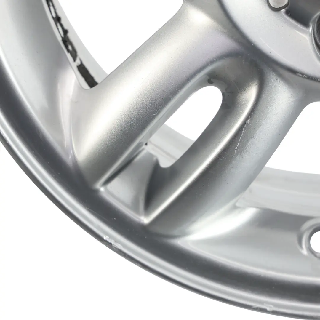 Alloy Rim 15" ET:45 5,5J 5-Star Twin Spoke 118 to Mini Cooper One R56 Silver Wheel with Part number 6791930 Mini Cooper One R56 Silver Wheel Alloy Rim 15" ET:45 5,5J 5-Star Twin Spoke 118 - SKU 6791930-2 - Part number 6791930