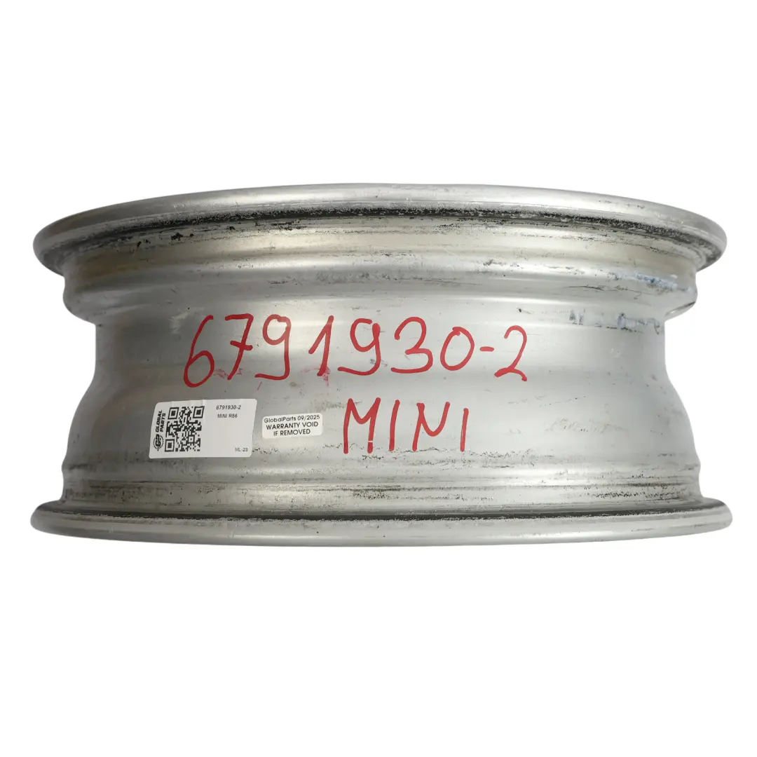 Alloy Rim 15" ET:45 5,5J 5-Star Twin Spoke 118 to Mini Cooper One R56 Silver Wheel with Part number 6791930 Mini Cooper One R56 Silver Wheel Alloy Rim 15" ET:45 5,5J 5-Star Twin Spoke 118 - SKU 6791930-2 - Part number 6791930