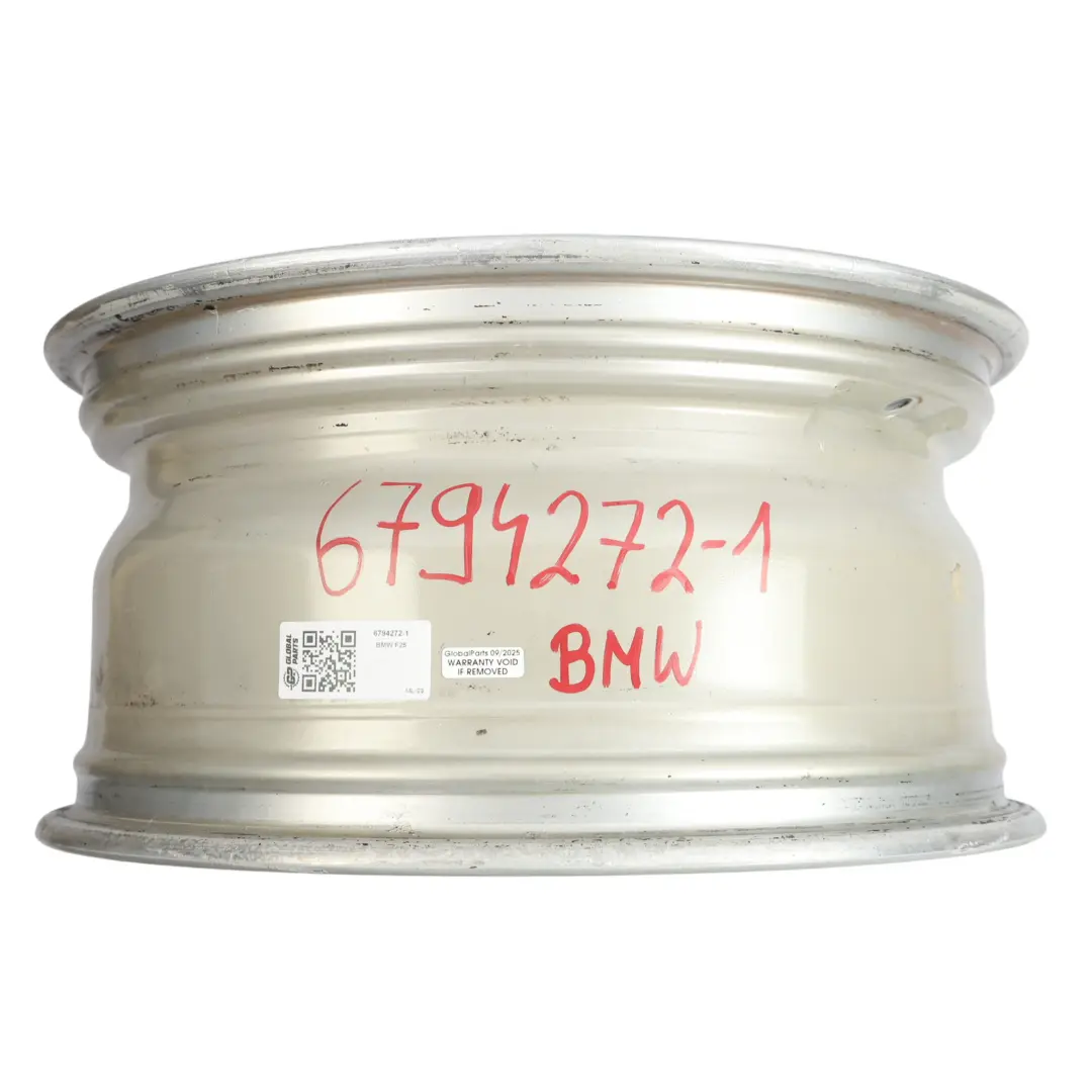 BMW X3 F25 X4 F26 Silberne Alufelge 17" 8J ET:43 Styling 306 - SKU 6794272-1 - Teilenummer 6794272