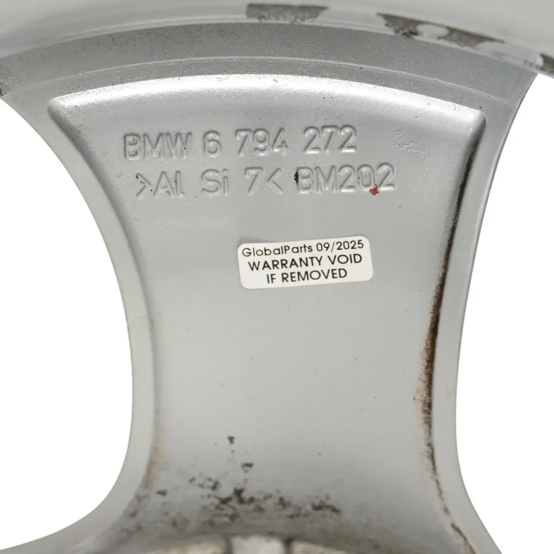 BMW X3 F25 X4 F26 Silberne Alufelge 17" 8J ET:43 Styling 306 - SKU 6794272-1 - Teilenummer 6794272