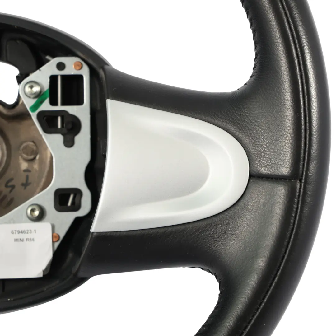 Mini Cooper One R55 R56 R57 R58 R59 R60 R61 Leather Steering Wheel 2 Spoke Trim - SKU 6794623-1 - Part number 6794623