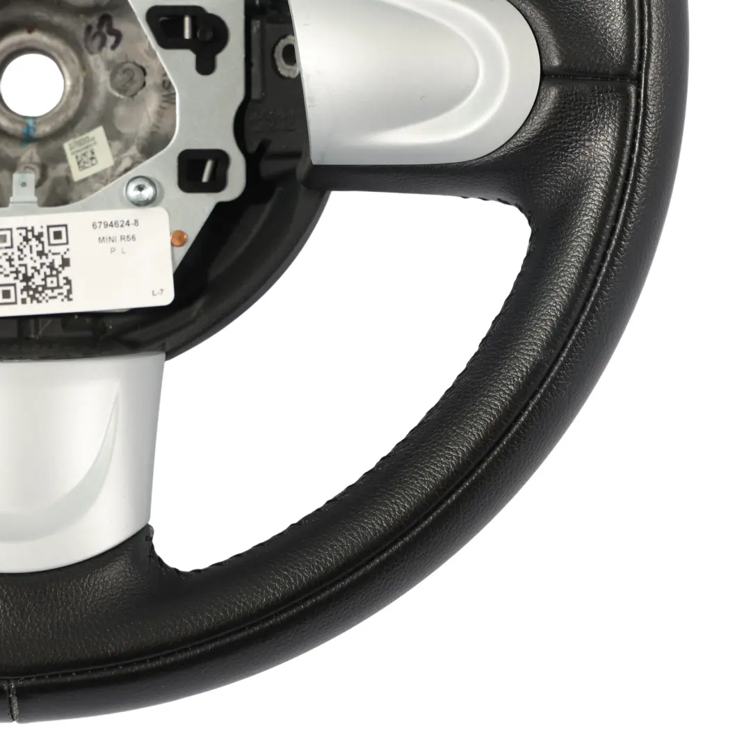 deportivo De cuero negro para Mini Cooper One R55 R56 R57 R58 R59 R60 Volante con número de pieza 6794624 Mini Cooper One R55 R56 R57 R58 R59 R60 Volante deportivo De cuero negro - SKU 6794624-8 - Número de pieza 6794624