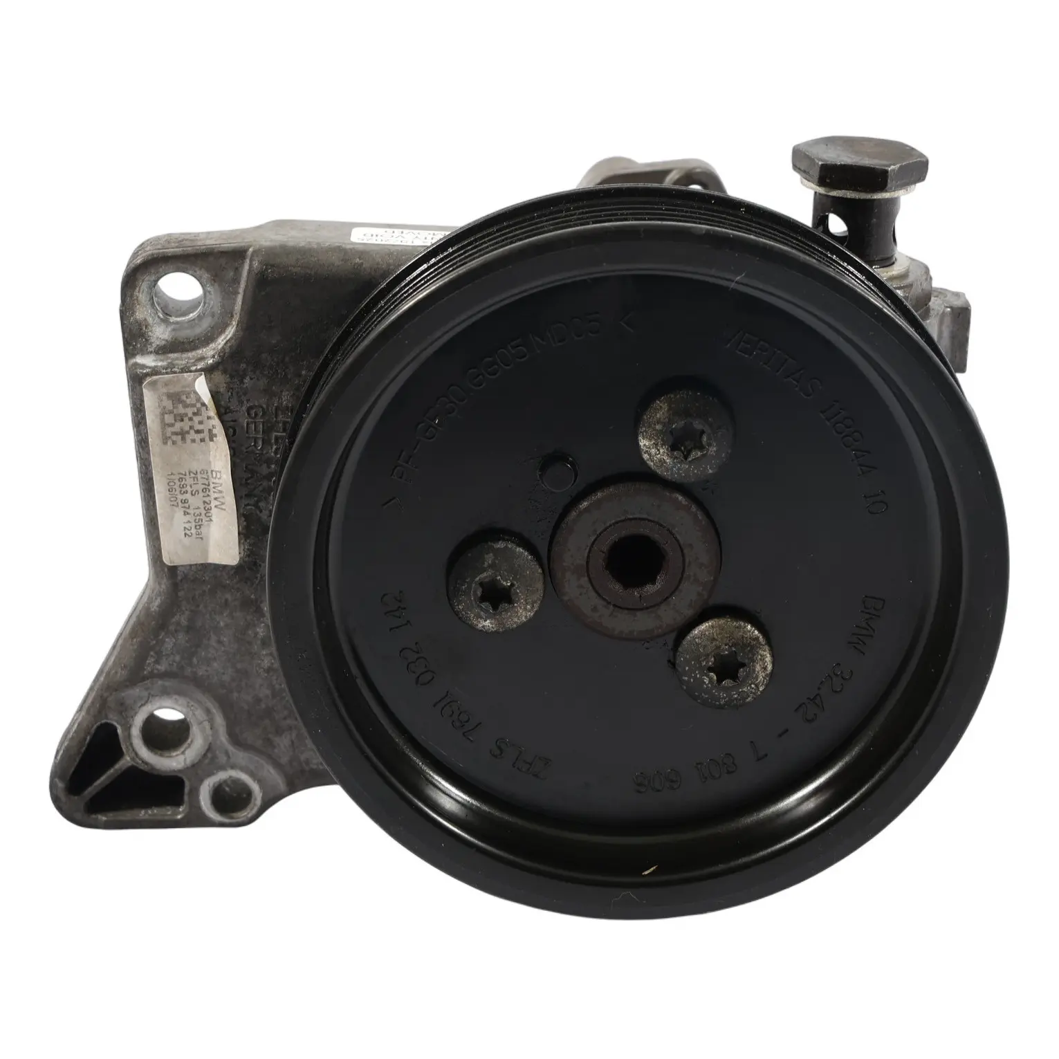 Pompa Servosterzo BMW E90 E91 E92 M57N2 Supporto Unità Idraulica 6794921