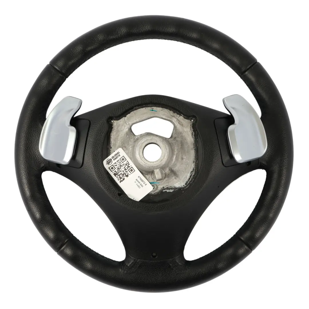 Sport Steering Wheel BMW E87 E90 E91 Black Leather Multifunction Paddles 6795857 - SKU 6795572-5 - Part number 6795572
