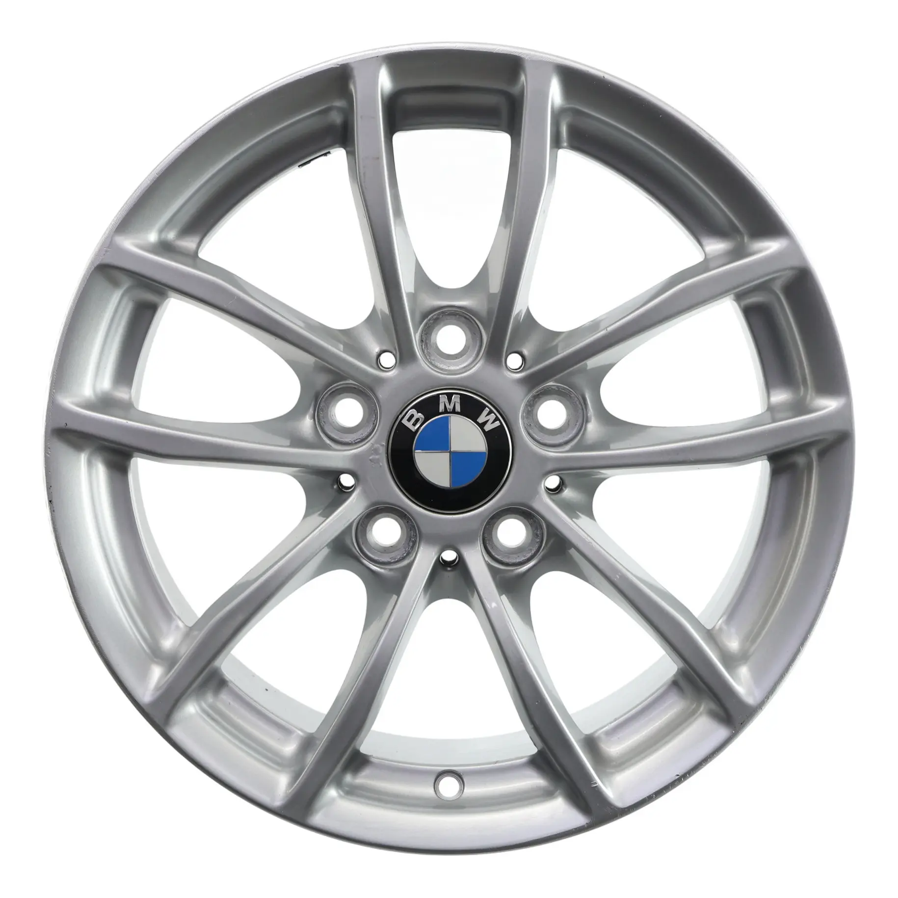 BMW F20 F21 F22 F23 Wheel Rim Alloy Silver 16" 7J ET:40 V-Spoke 378 6796202
