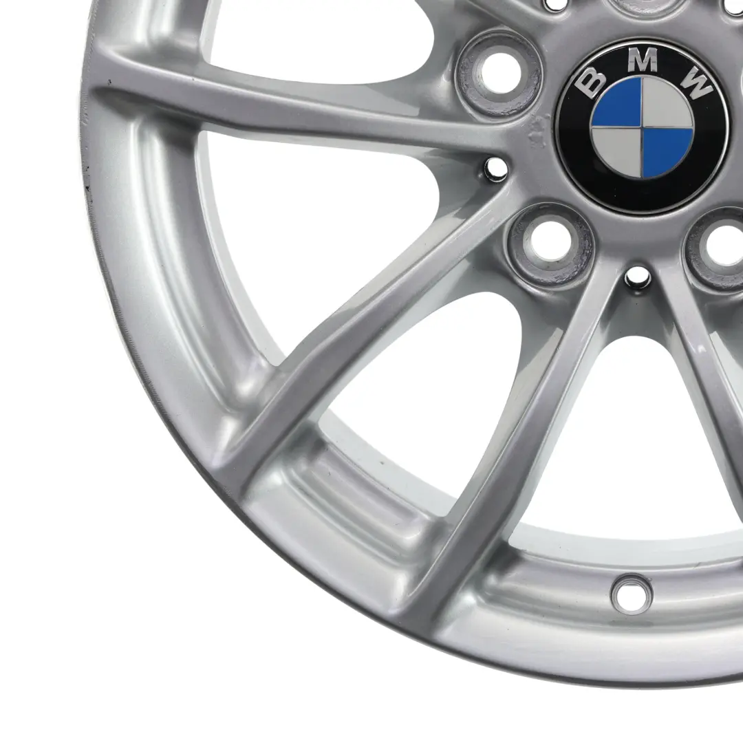 Rim Alloy Silver 16" 7J ET:40 V-Spoke 378 to BMW F20 F21 F22 F23 Wheel with Part number 6796202 BMW F20 F21 F22 F23 Wheel Rim Alloy Silver 16" 7J ET:40 V-Spoke 378 - SKU 6796202-1 - Part number 6796202