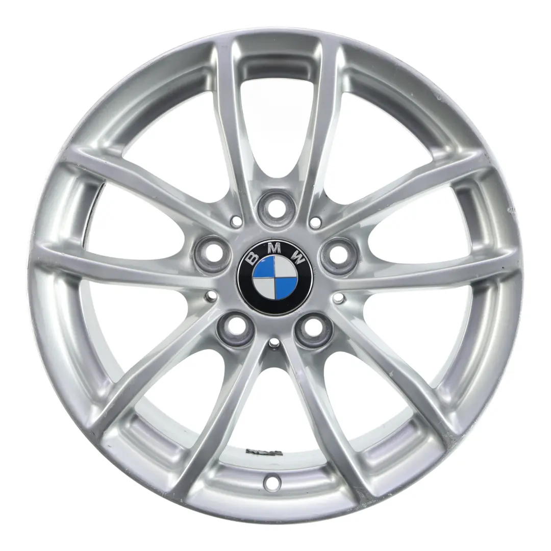 BMW F20 F21 F22 F23 Jante Alliage Argent 16" 7J ET:40 V-Spoke 378 - SKU 6796202-5 - Numéro de pièce 6796202