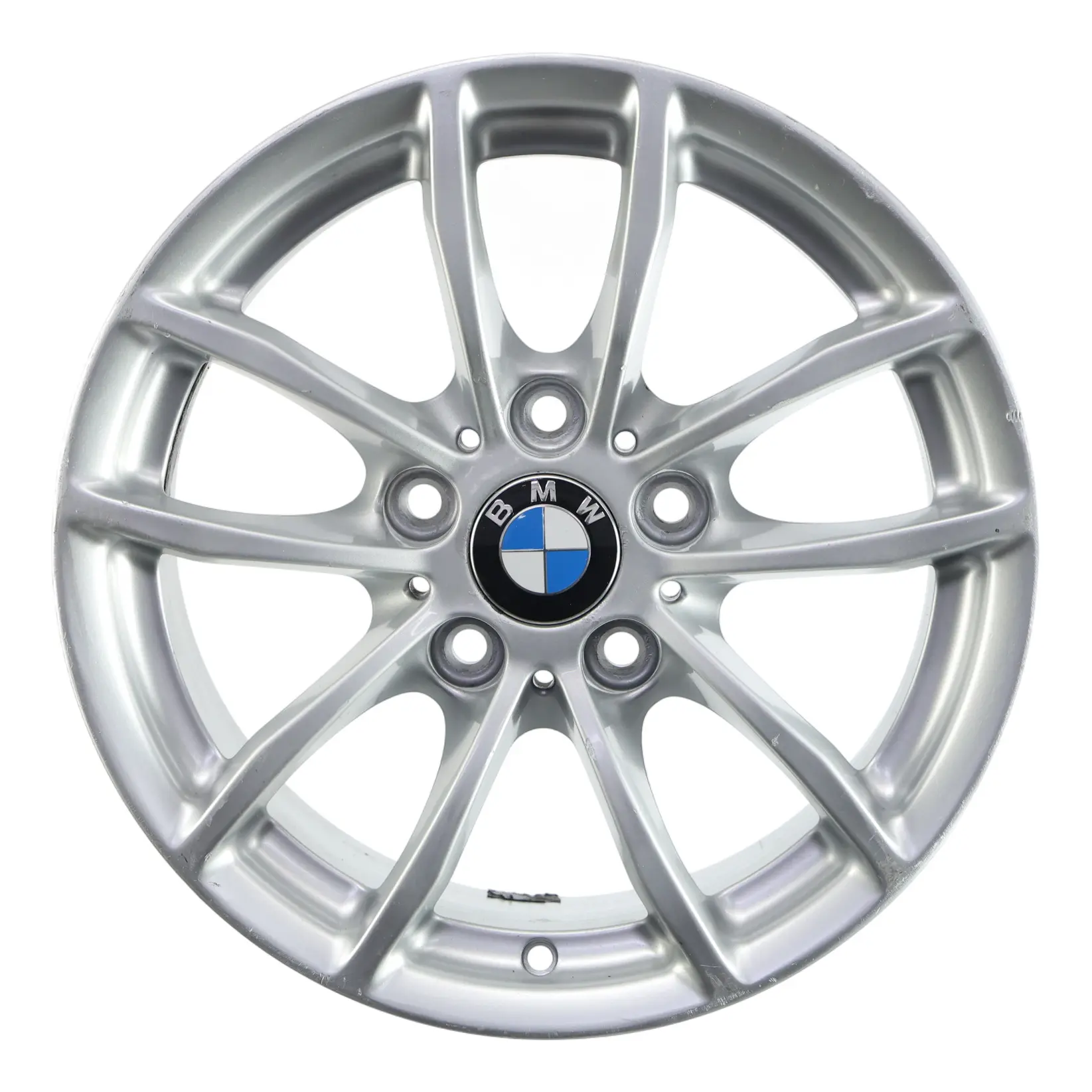 BMW F20 F21 F22 F23 Wheel Rim Alloy Silver 16" 7J ET:40 6796202 V-Spoke 378