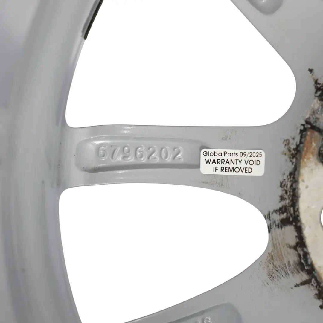 Rim Alloy Silver 16" 7J ET:40 V-Spoke 378 to BMW F20 F21 F22 F23 Wheel with Part number 6796202 BMW F20 F21 F22 F23 Wheel Rim Alloy Silver 16" 7J ET:40 V-Spoke 378 - SKU 6796202-5 - Part number 6796202