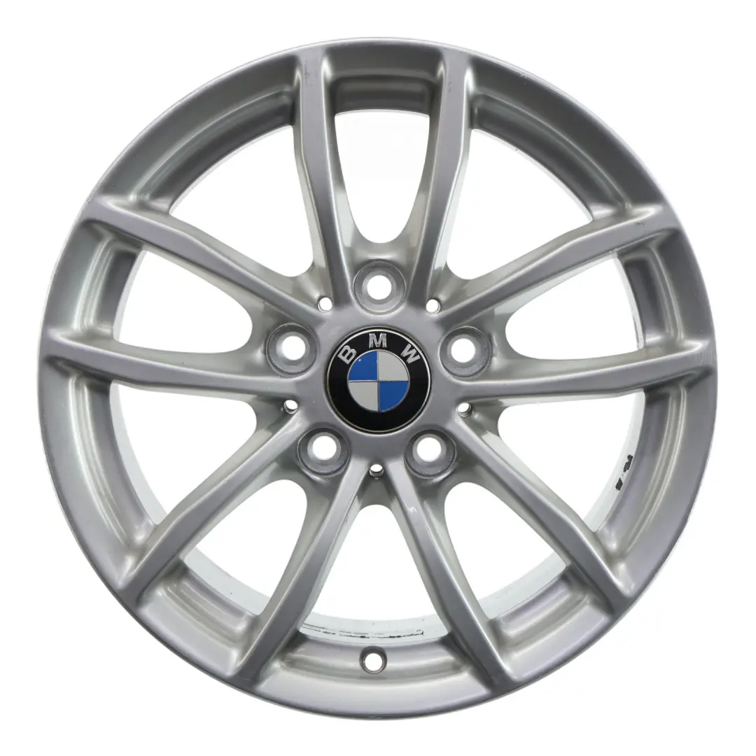 BMW F20 F21 F22 F23 Silver Wheel Alloy Rim 16" 7J ET:40 V-Spoke 378 - SKU 6796202-6 - Part number 6796202