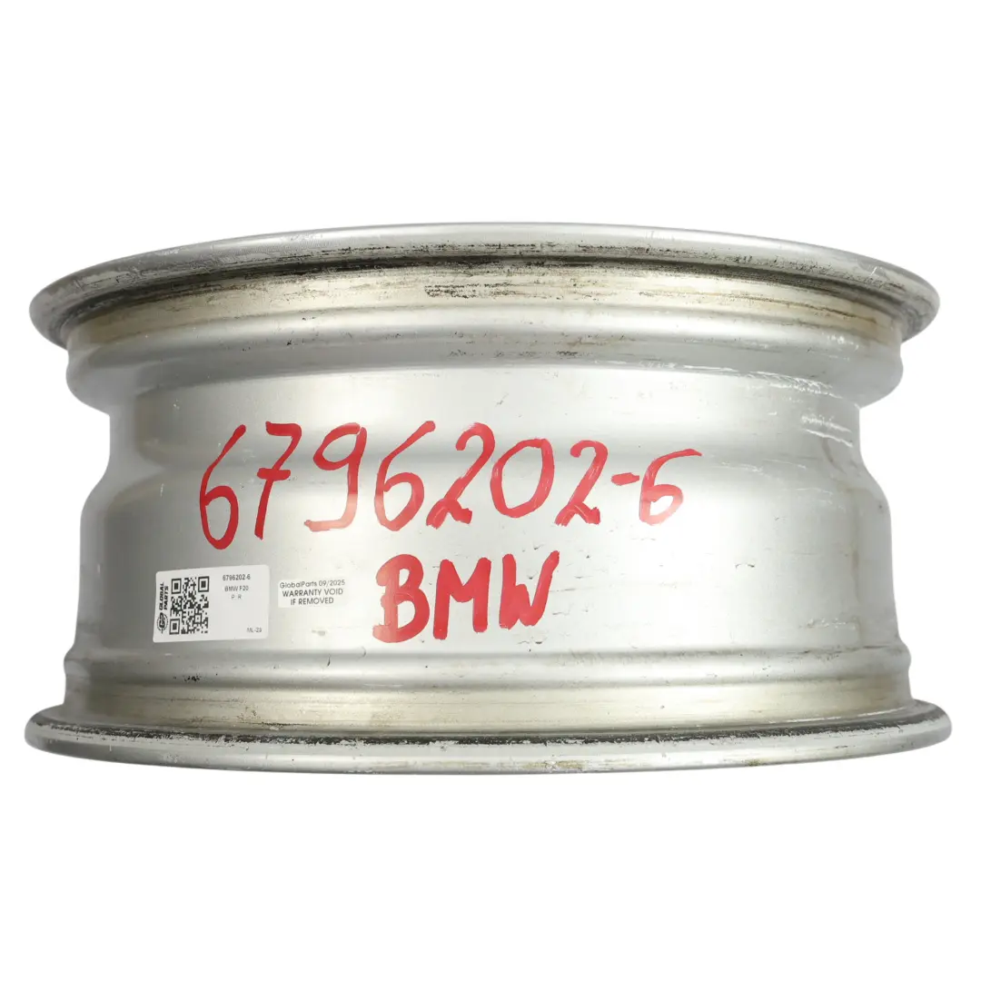 BMW F20 F21 F22 Argento Cerchio AlluMini o Alufelge 16" Raggi V 378 7J - SKU 6796202-6 - Numero di parte 6796202
