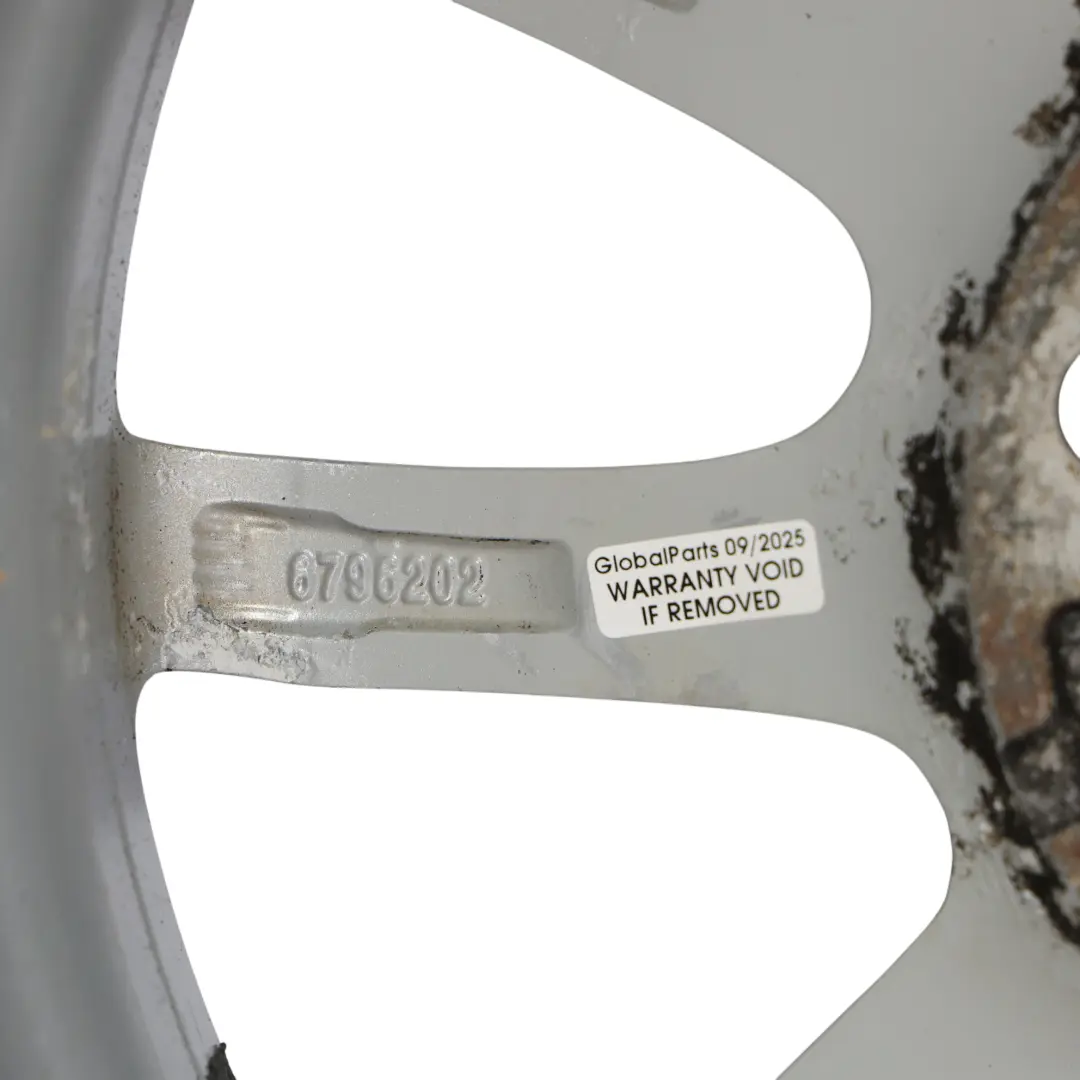 BMW F20 F21 F22 F23 Silver Wheel Alloy Rim 16" 7J ET:40 V-Spoke 378 - SKU 6796202-6 - Part number 6796202