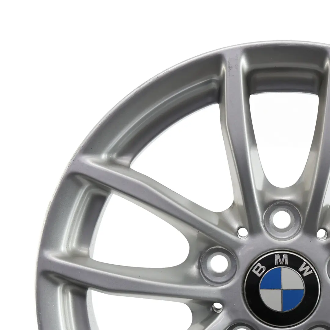 BMW F20 F21 F22 F23 Llanta De aleacion plateada 16" 7J ET:40 V-Spoke 378 - SKU 6796202-6 - Número de pieza 6796202