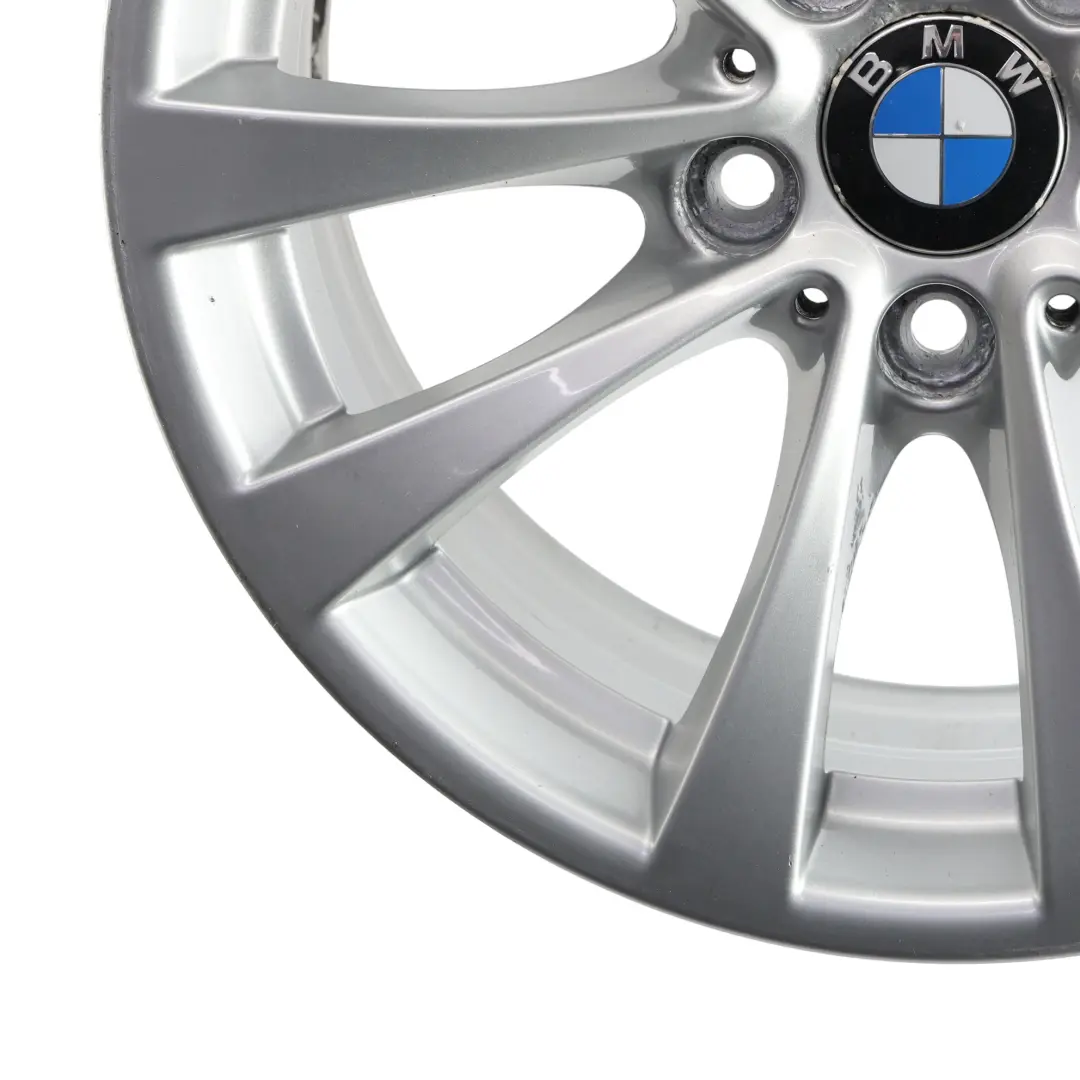 BMW F30 F31 F32 F33 Silver Alloy Wheel Rim 17" 7,5J ET:37 V-Spoke 395 - SKU 6796244-3 - Part number 6796244