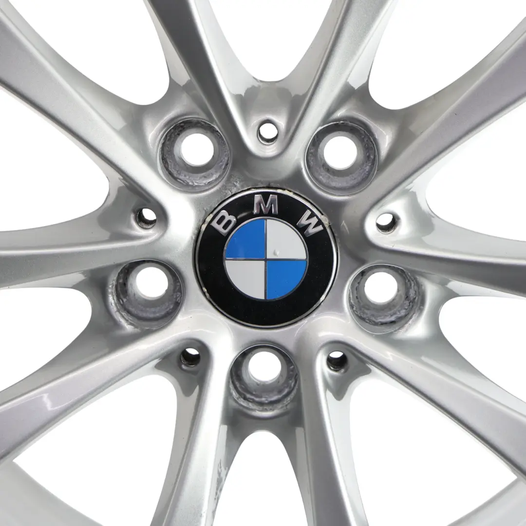 BMW F30 F31 F32 F33 Silver Alloy Wheel Rim 17" 7,5J ET:37 V-Spoke 395 - SKU 6796244-3 - Part number 6796244