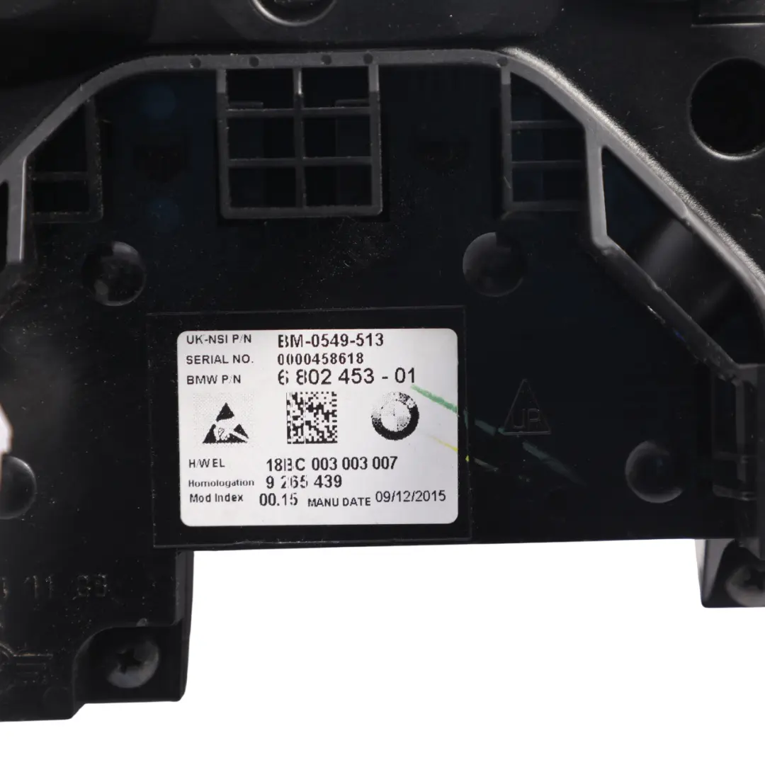 Instrument Cluster Speedo Clocks 2.0 Petrol Automatic to Mini F54 F56 F57 with Part number 6802453 Mini F54 F56 F57 Instrument Cluster Speedo Clocks 2.0 Petrol Automatic - SKU 6802453 - Part number 6802453