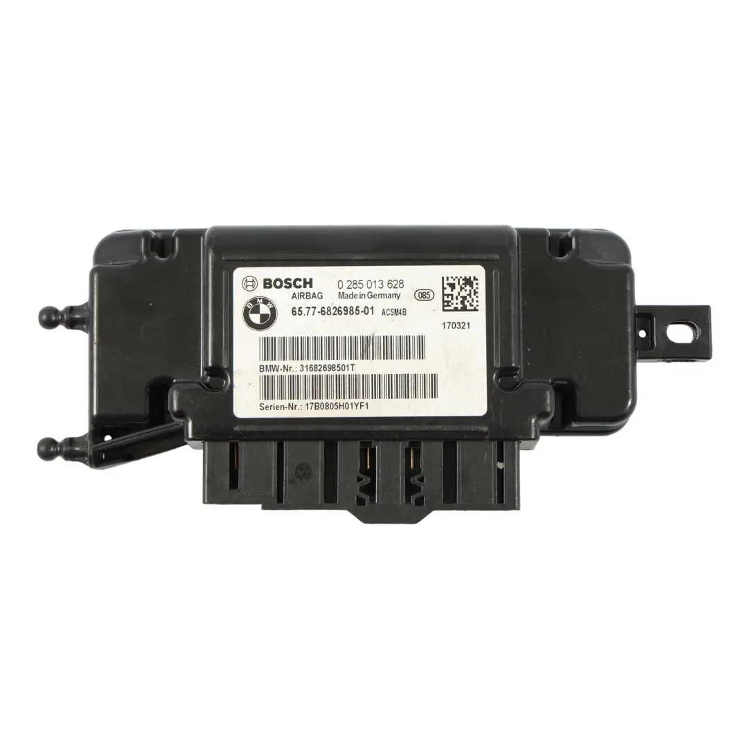Moduł Sterownik Poduszek Powietrznych ECU do BMW F22 F23 F30 F34 LCI o numerze 6826985 BMW F22 F23 F30 F34 LCI Moduł Sterownik Poduszek Powietrznych ECU - SKU 6826985 - Numer Części 6826985