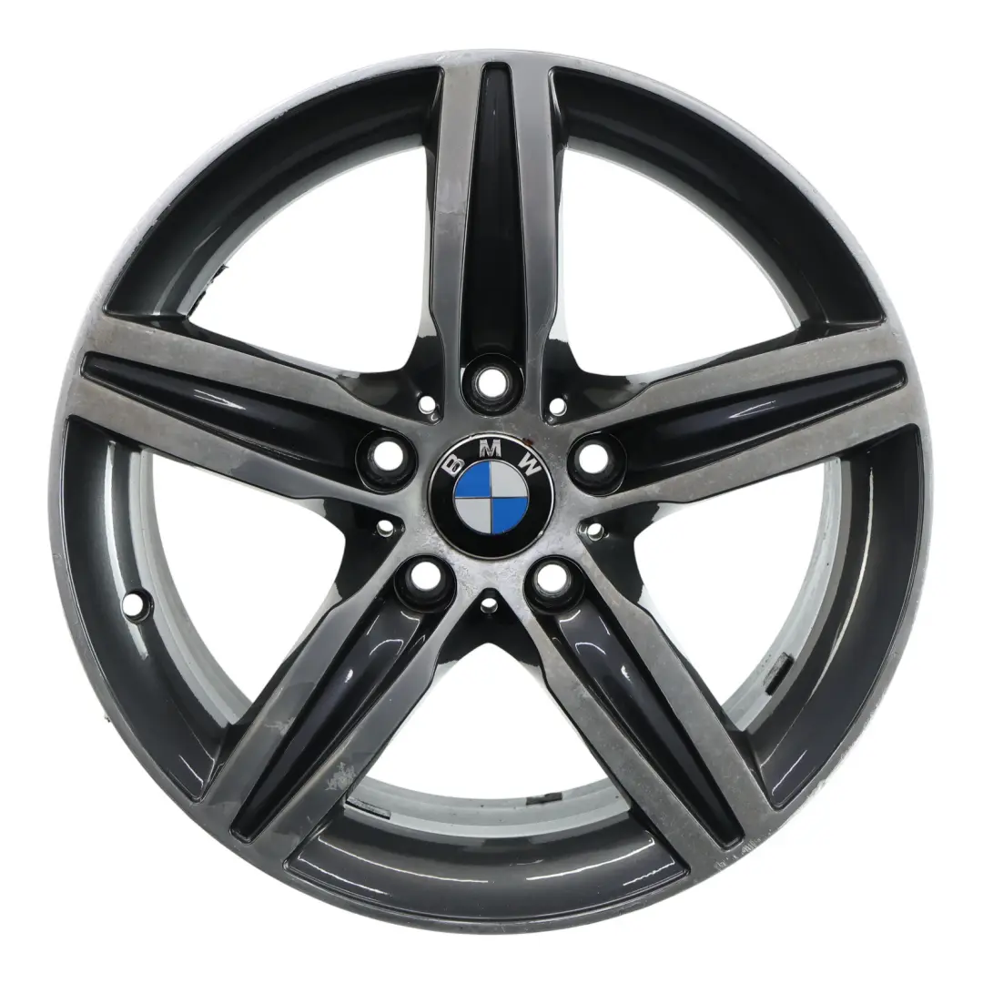 BMW F20 F21 Llanta de Aleacion Negra 17" Radio Estrella 379 7,5J ET:43 - SKU 6850151-1 - Número de pieza 6850151