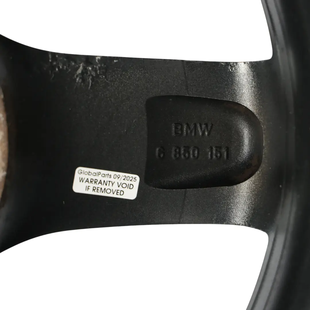 BMW F20 F21 F22 Cerchio in Lega Nero 17" a Raggi Stellati 379 7,5J ET:43 - SKU 6850151-1 - Numero di parte 6850151