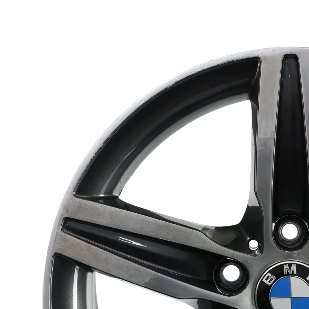 BMW F20 F21 Llanta de Aleacion Negra 17" Radio Estrella 379 7,5J ET:43 - SKU 6850151-1 - Número de pieza 6850151