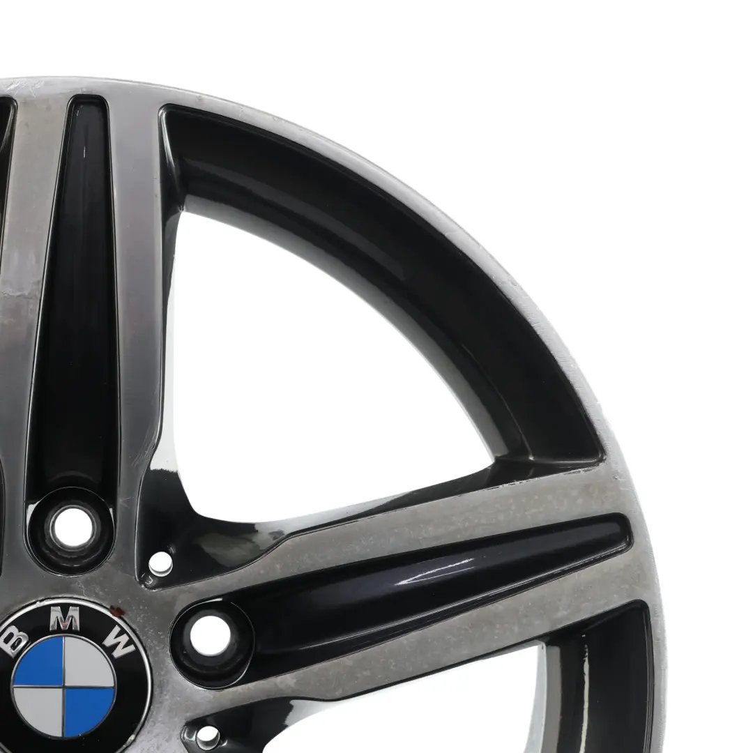 BMW F20 F21 Llanta de Aleacion Negra 17" Radio Estrella 379 7,5J ET:43 - SKU 6850151-1 - Número de pieza 6850151