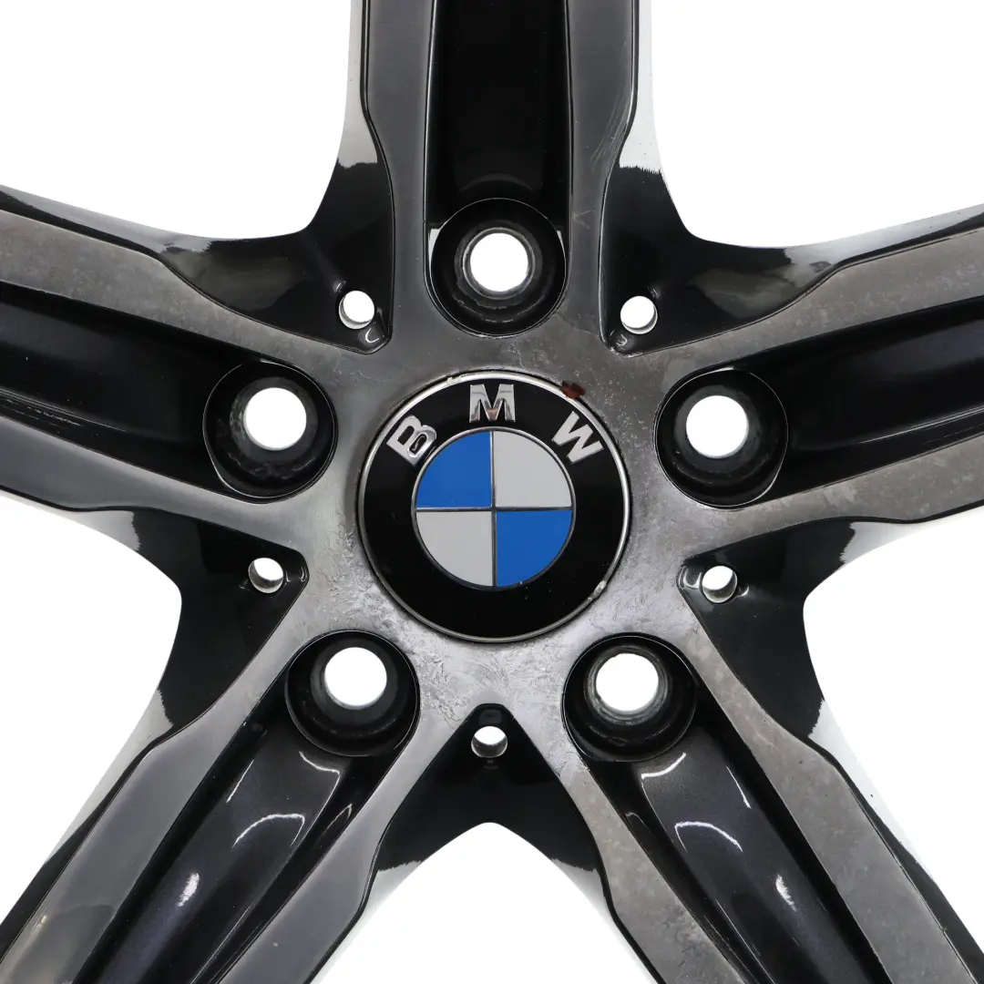 BMW F20 F21 F22 Cerchio in Lega Nero 17" a Raggi Stellati 379 7,5J ET:43 - SKU 6850151-1 - Numero di parte 6850151
