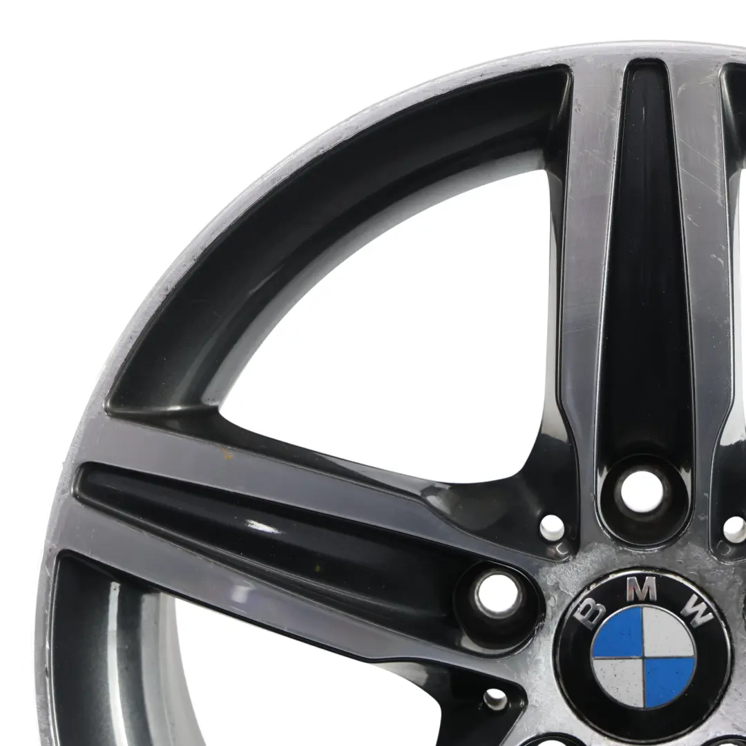 BMW F20 F21 F22 F23 Grey Alloy Wheel Rim 17" Star Spoke 379 ET:43 7,5J - SKU 6850151-14 - Part number 6850151