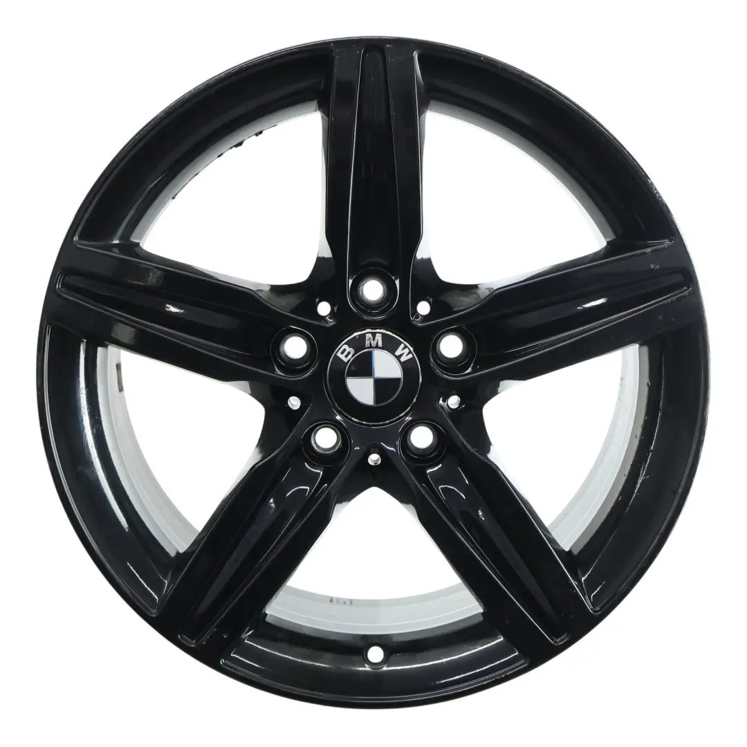 BMW F20 F21 Wheel Rim Alloy Black 17" Star Spoke 379 ET:43 7,5J - SKU 6850151-16 - Part number 6850151