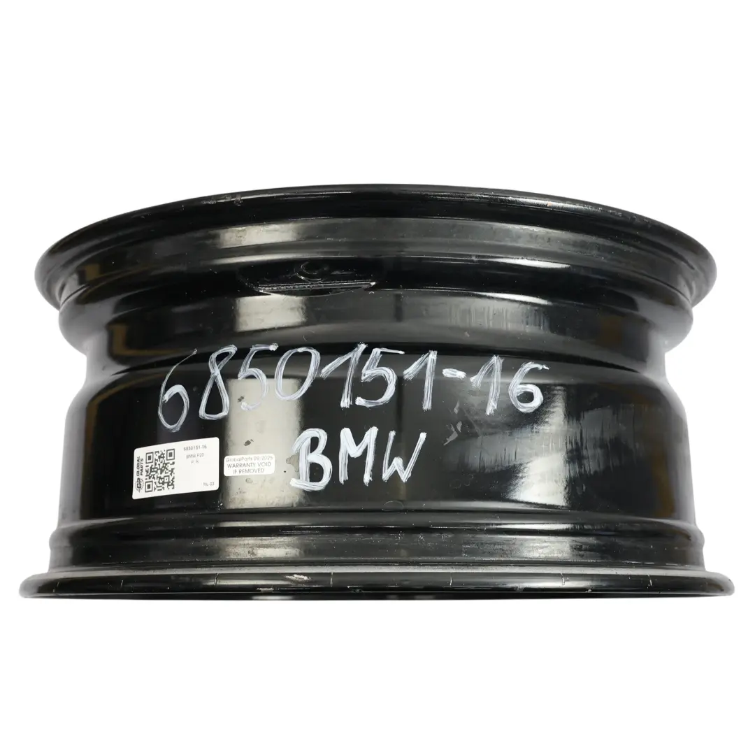 BMW F20 F21 Wheel Rim Alloy Black 17" Star Spoke 379 ET:43 7,5J - SKU 6850151-16 - Part number 6850151