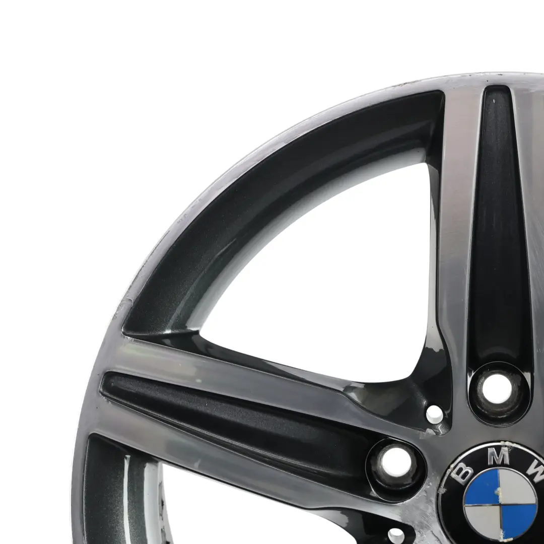 BMW F20 F21 F22 Llanta de Aleacion Negra 17" Star Spoke 379 ET:43 7,5J - SKU 6850151-4 - Número de pieza 6850151