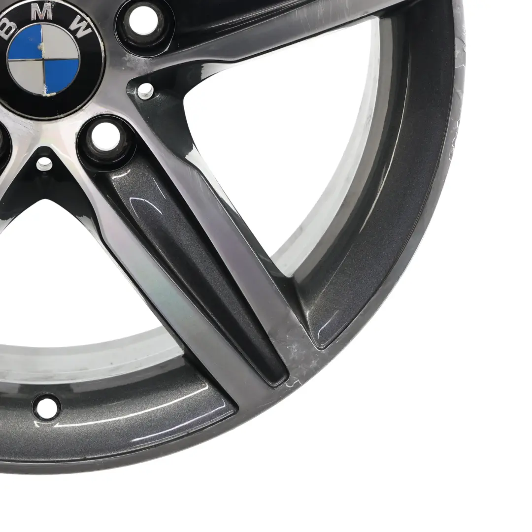 BMW F20 F21 F22 Noir Jantes Alu Alliage 17" 7,5J Rayons en etoile 379 - SKU 6850151-4 - Numéro de pièce 6850151