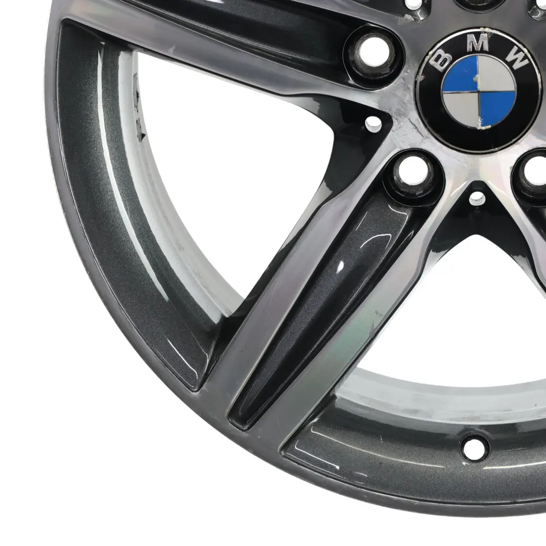 BMW F20 F21 F22 Noir Jantes Alu Alliage 17" 7,5J Rayons en etoile 379 - SKU 6850151-4 - Numéro de pièce 6850151