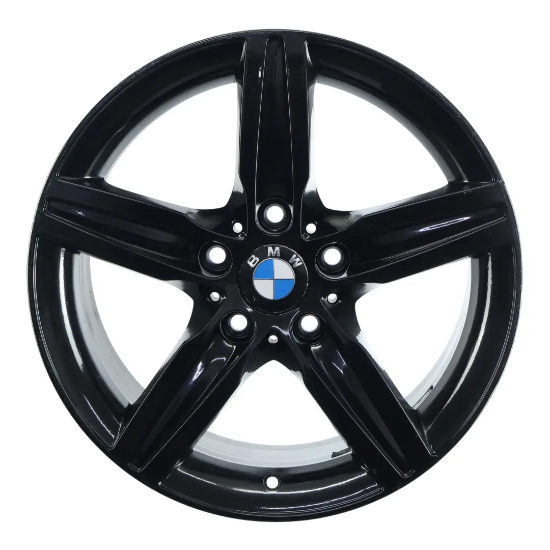 BMW F20 F21 Black Alloy Wheel Rim 17" Star Spoke 379 ET:43 7,5J - SKU 6850151-7 - Part number 6850151