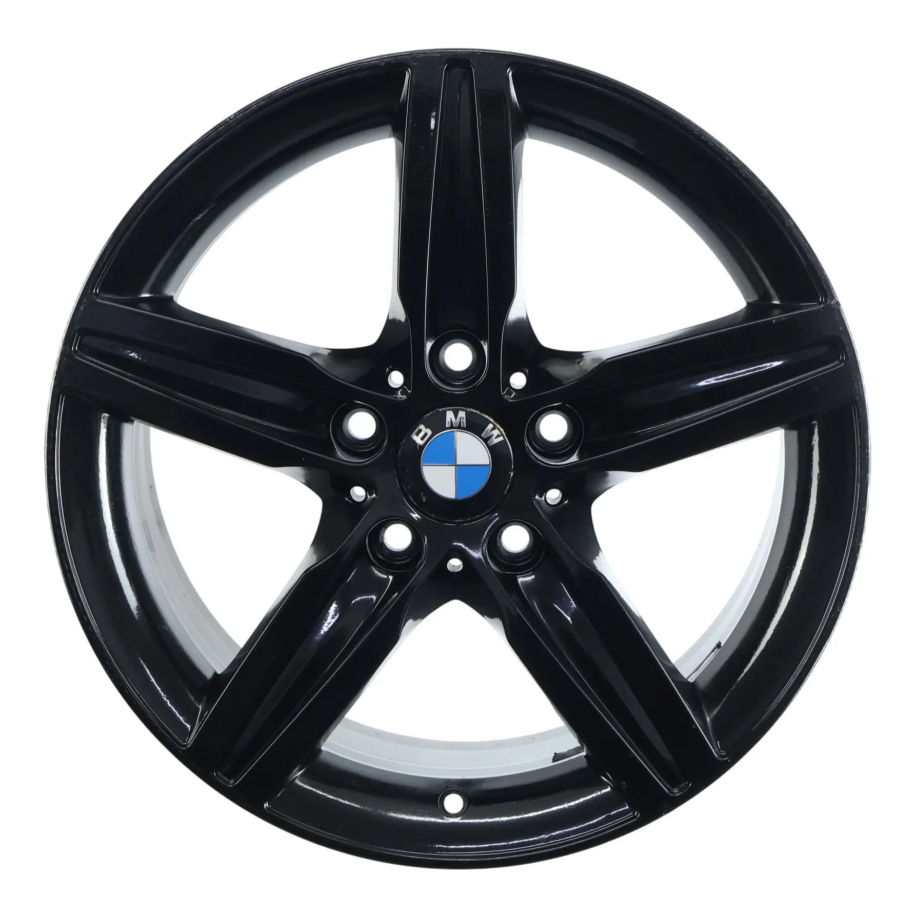 BMW F20 F21 Black Alloy Wheel Rim 17" Star Spoke 379 ET:43 7,5J 6850151