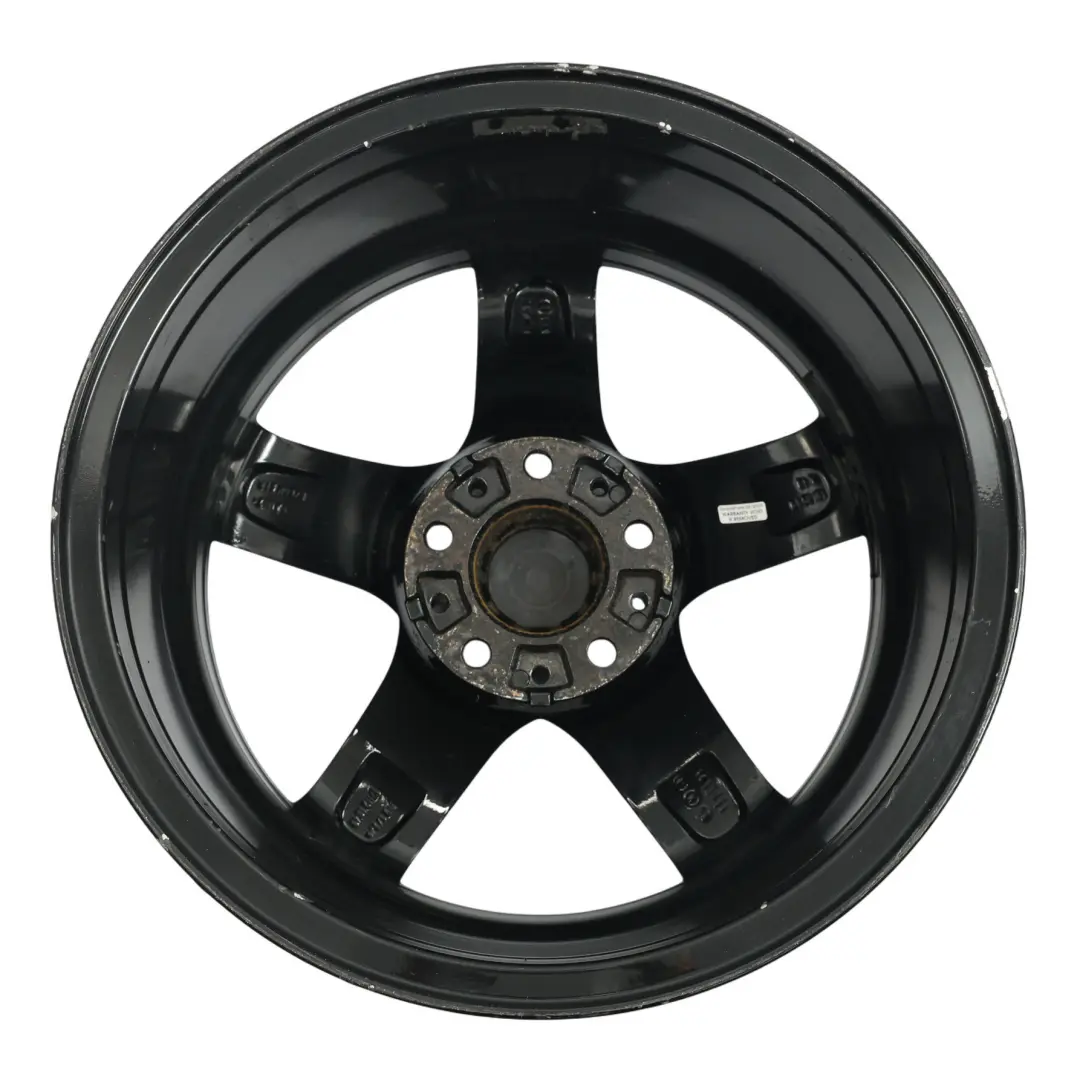 BMW F20 F21 Black Alloy Wheel Rim 17" Star Spoke 379 ET:43 7,5J - SKU 6850151-7 - Part number 6850151