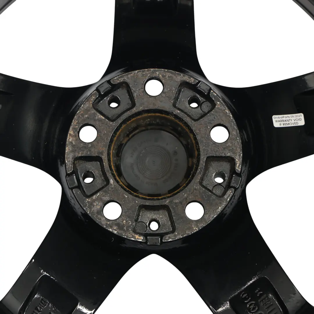 BMW F20 F21 Black Alloy Wheel Rim 17" Star Spoke 379 ET:43 7,5J - SKU 6850151-7 - Part number 6850151